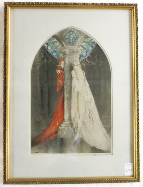 Appraisal: LOUIS ICART ETCHING AND AQUATINT New York N Y -