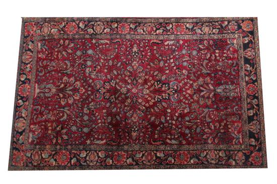 Appraisal: PERSIAN SAROUK RUG - App ft in x ft in