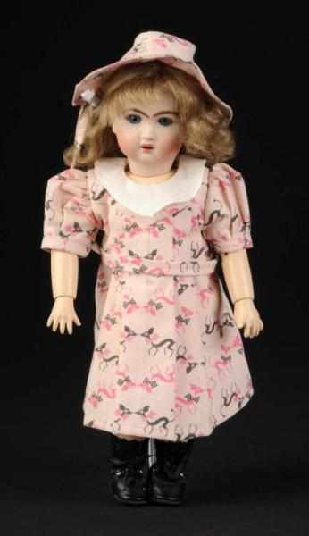 Appraisal: Sweet Reproduction SFBJ Bleuette Doll Description Bisque socket head signed