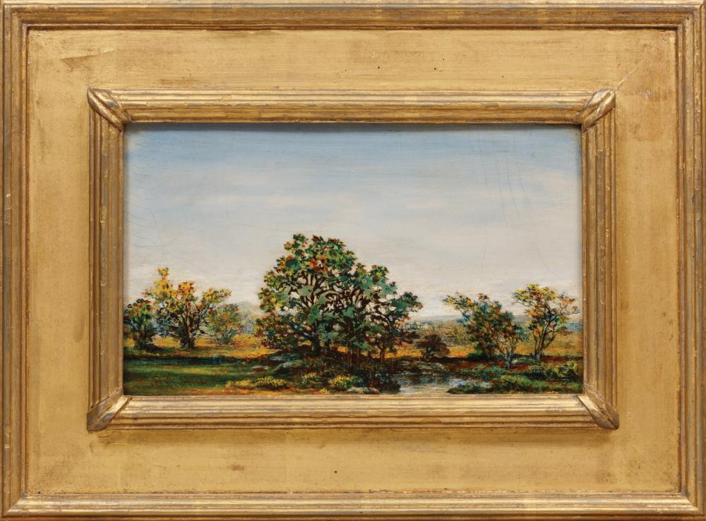 Appraisal: Ralph Albert Blakelock American - Landscape at Middletown Middletown Hospital