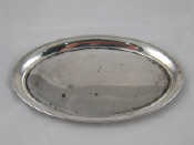 Appraisal: A Continental silver German assay oval tray x cm wt