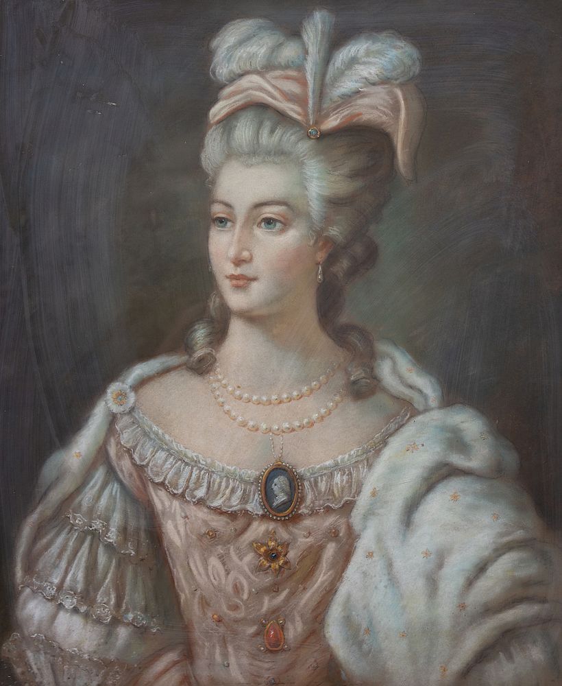 Appraisal: Artist Unknown French th Century Portrait of Marie Antoinette Artist