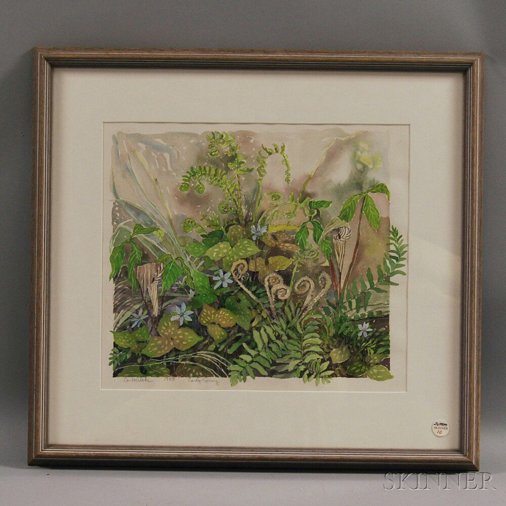 Appraisal: Gary Milek American b Early Spring Signed dated and titled