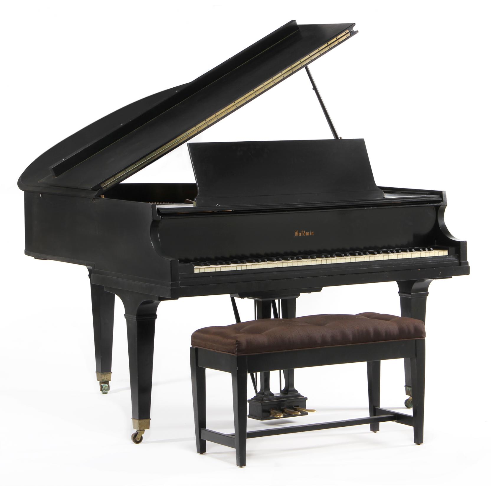 Appraisal: Baldwin Baby Grand Piano marked Baldwin to case the interior