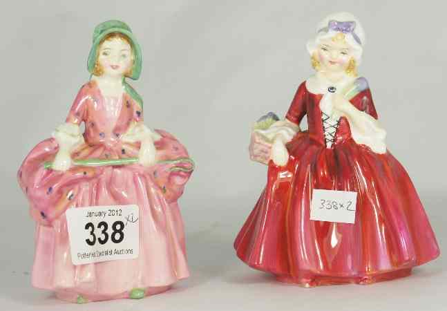 Appraisal: Royal Doulton Figures Bo Peep HN and Lavinia HN