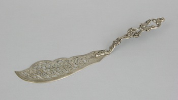 Appraisal: A Sterling Silver Cake Server by Silvercraft A sterling silver