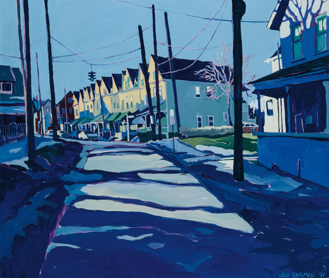 Appraisal: JON CARSMAN American - Late Day Shadows oil on canvas