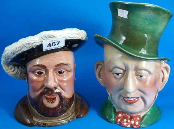 Appraisal: Beswick Character Jugs Henry VIII Model and Micawber Model