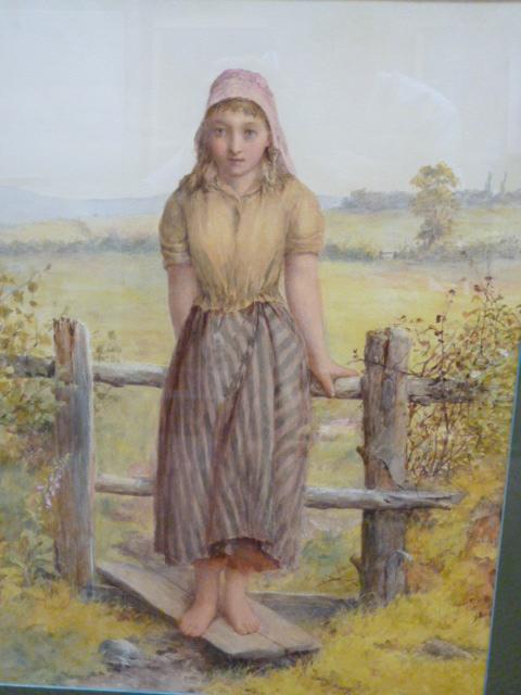 Appraisal: R T MINSHULL act - Girl on a Country Stile