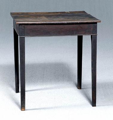 Appraisal: Rare Southern Chippendale table walnut server or center table in