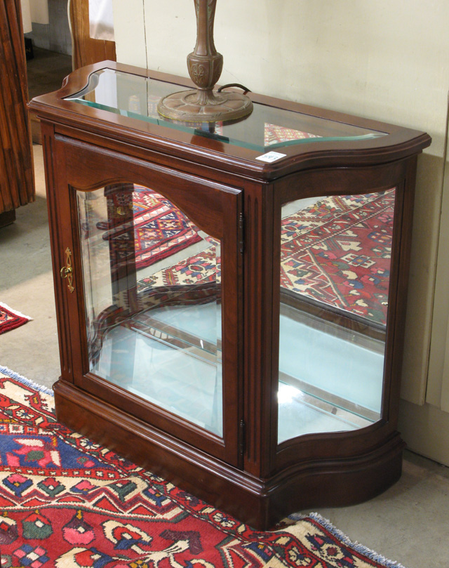 Appraisal: CONSOLE VITRINE Jasper Cabinet Company recent manufacture The small cabinet