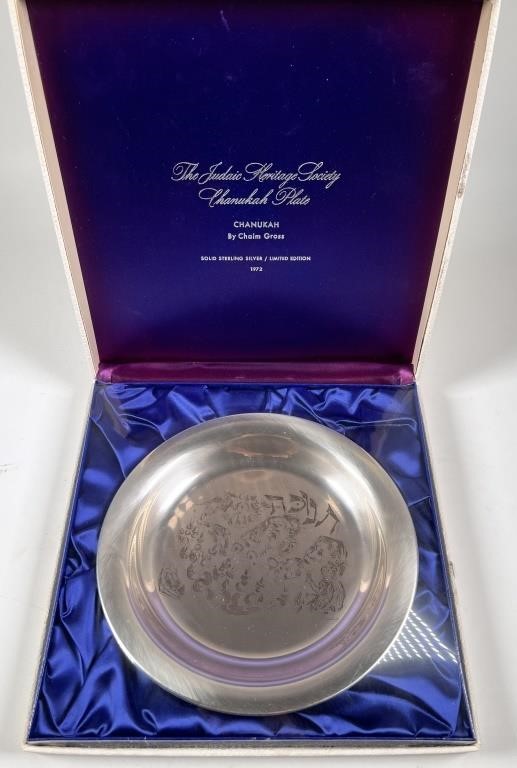 Appraisal: Limited production for the Jewish Heritage Society Sterling Silver Hanukkah