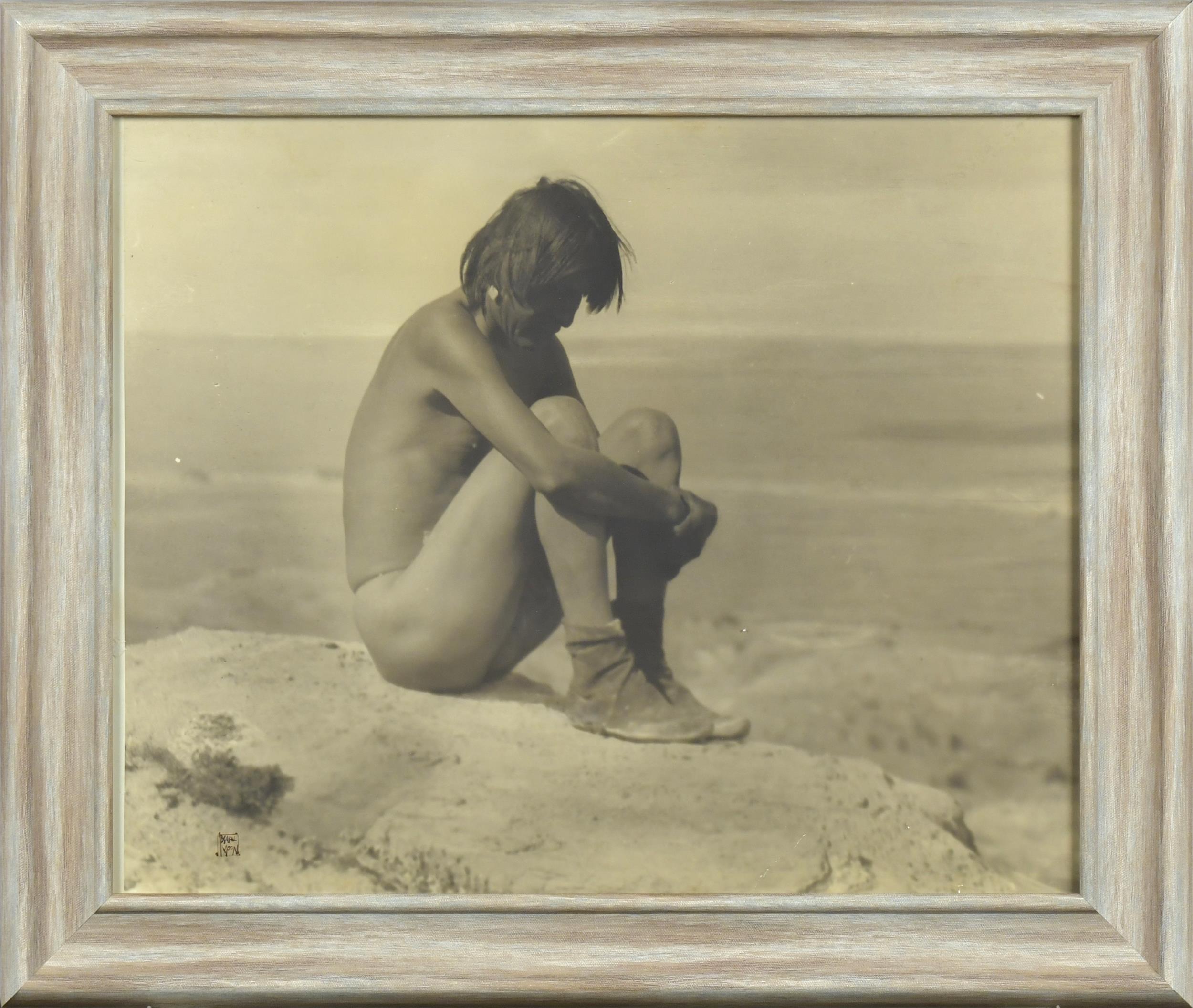 Appraisal: CARL MOON SILVER GELATIN PRINT LAST OF HIS TRIBE Early