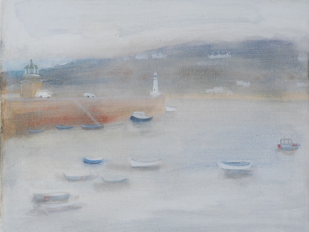 Appraisal: SHEILA MEEKS b OIL ON CANVAS St Ives signed and