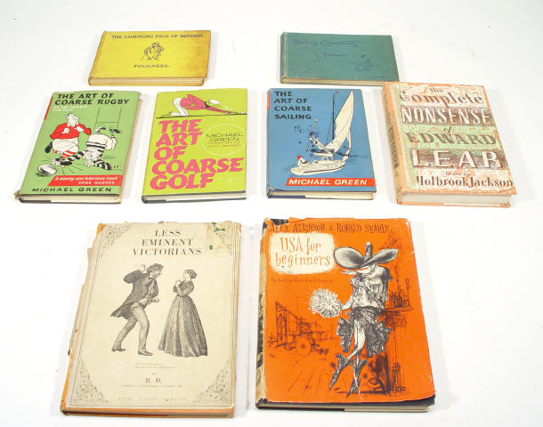 Appraisal: Eight humorous books including 'The Complete Nonsense of Edward Lear'