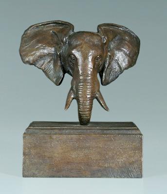 Appraisal: Alexander Phimister Proctor bronze New York - quot Bronx Zoo