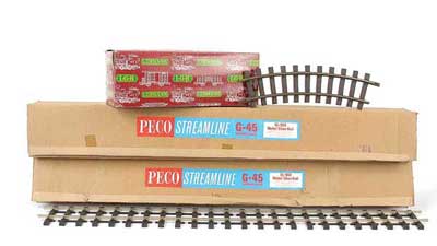 Appraisal: LGB and Peco Gauge track consisting of Peco Streamline G-