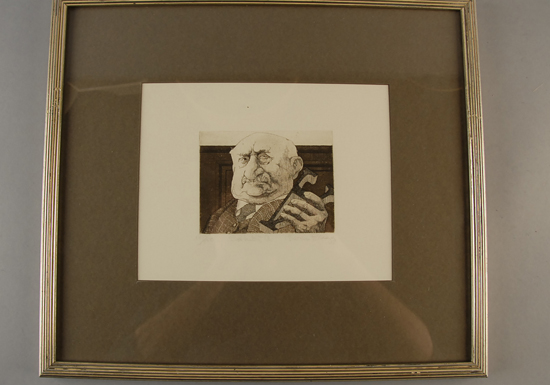 Appraisal: Charles Bragg Exhibit A Lithograph Pencil signed titled numbered framed