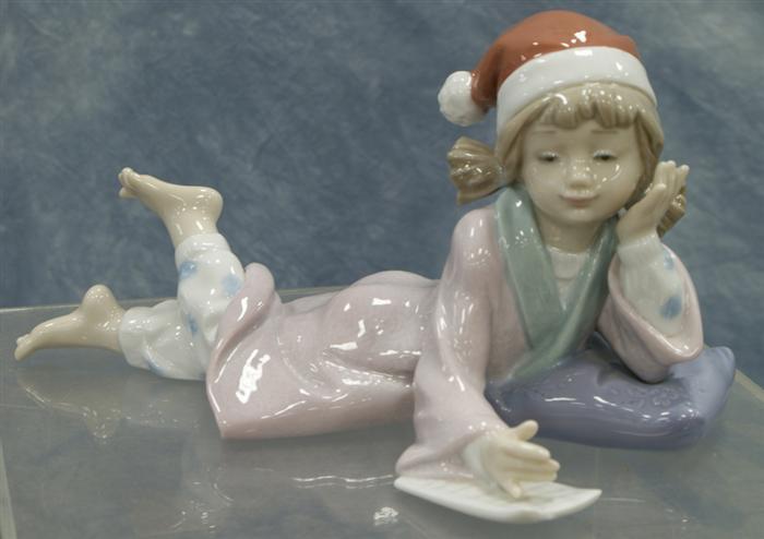 Appraisal: Lladro figurine Christmas wishes R Estimate -