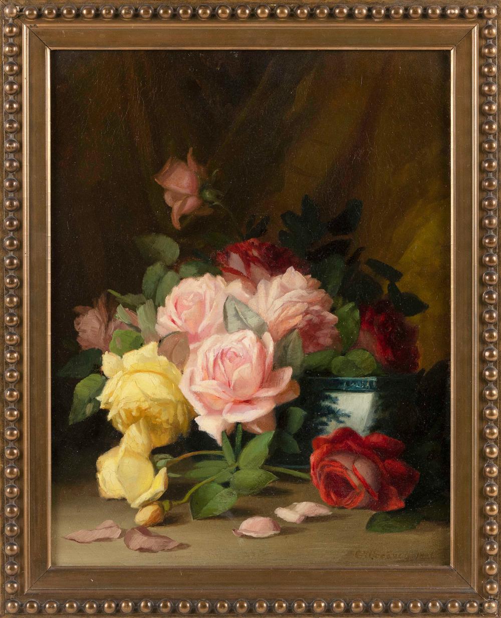 Appraisal: GEORGE WASHINGTON SEAVEY MASSACHUSETTS FLORIDA MAINE - STILL LIFE OF