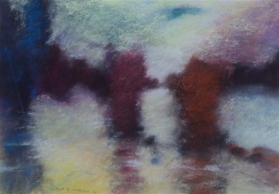 Appraisal: Sale Lot Dana H Carlson American th century Abstract pastel