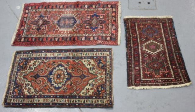 Appraisal: Lot of Antique Belouch Scatter Carpets From a West nd