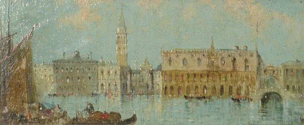 Appraisal: Italian School A view of the Doge's Palace Venice unsigned