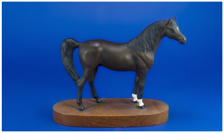 Appraisal: Beswick Horse Model No Arab Xayal In Dark Brown Matt