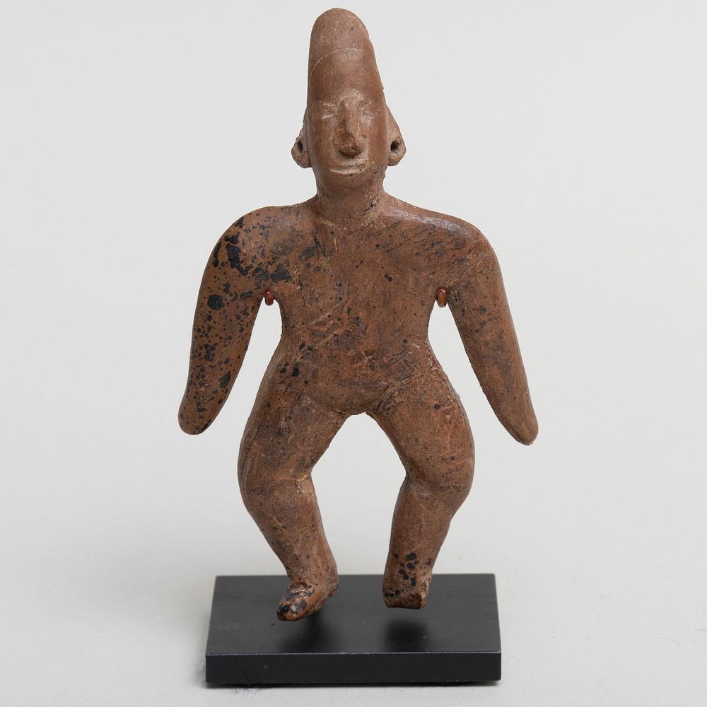 Appraisal: Pre-Columbian Terracotta Figure of a Man West Mexican Possibly Colima