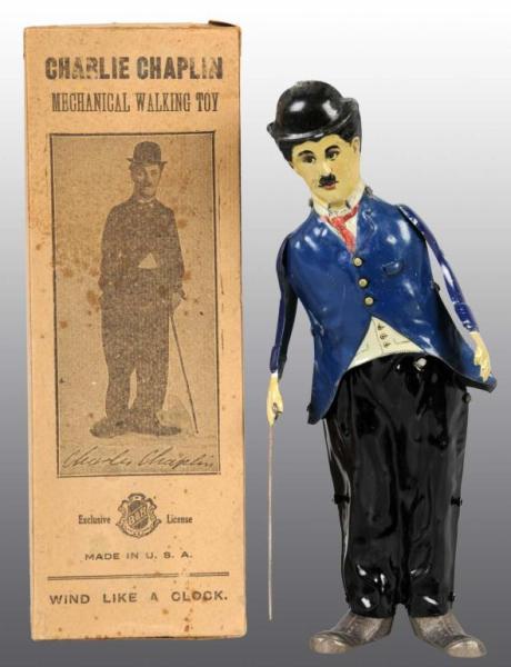 Appraisal: B R Charlie Chaplin Walker Toy in Orig Box Description