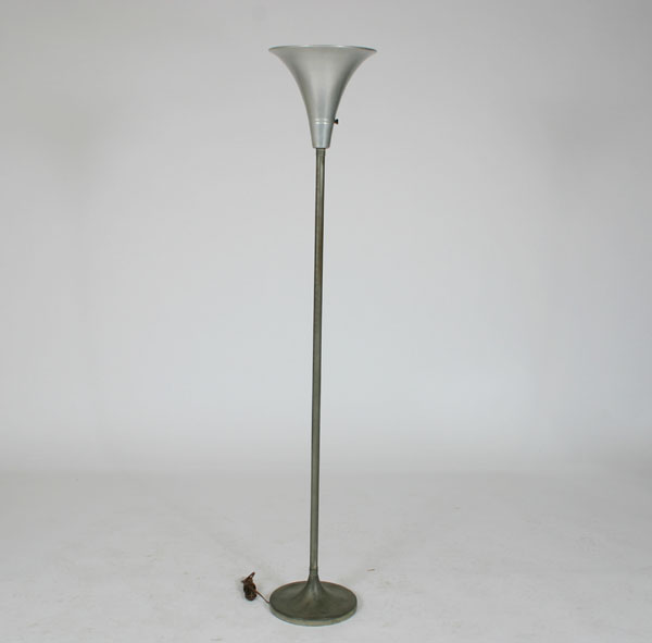 Appraisal: Art Deco Mutual Sunset torchiere floor lamp Marked under the