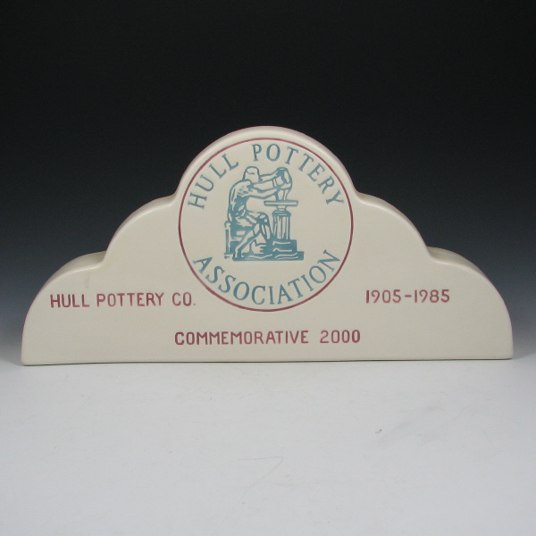 Appraisal: Hull Pottery Assoc ' Commem Sign - Mint Hull Pottery