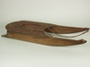 Appraisal: CHILD'S PULL SLED - th C painted wood and metal