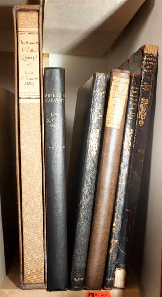 Appraisal: Literature Six titles by Edna St Vincent Millay Huntsman What