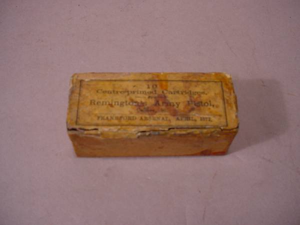 Appraisal: A package of ten caliber cartridges for the Remington rolling