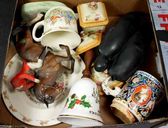 Appraisal: A collection of Pottery to include Bunnykins Plate and Mug