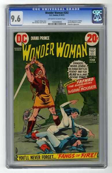 Appraisal: Wonder Woman CGC D C Comics - Samuel R Delany