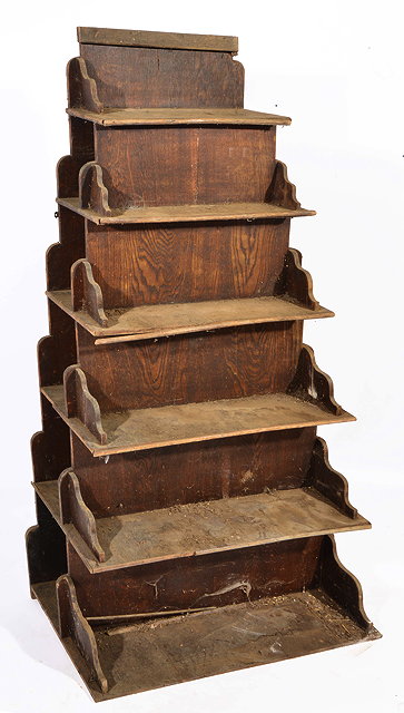 Appraisal: A LATE TH EARLY TH CENTURY BOOKCASE OR DISPLAY CASE