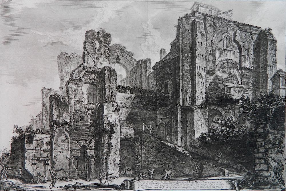 Appraisal: Giovanni Piranesi etching Giovanni Battista Piranesi Italian - - ''Piranesi