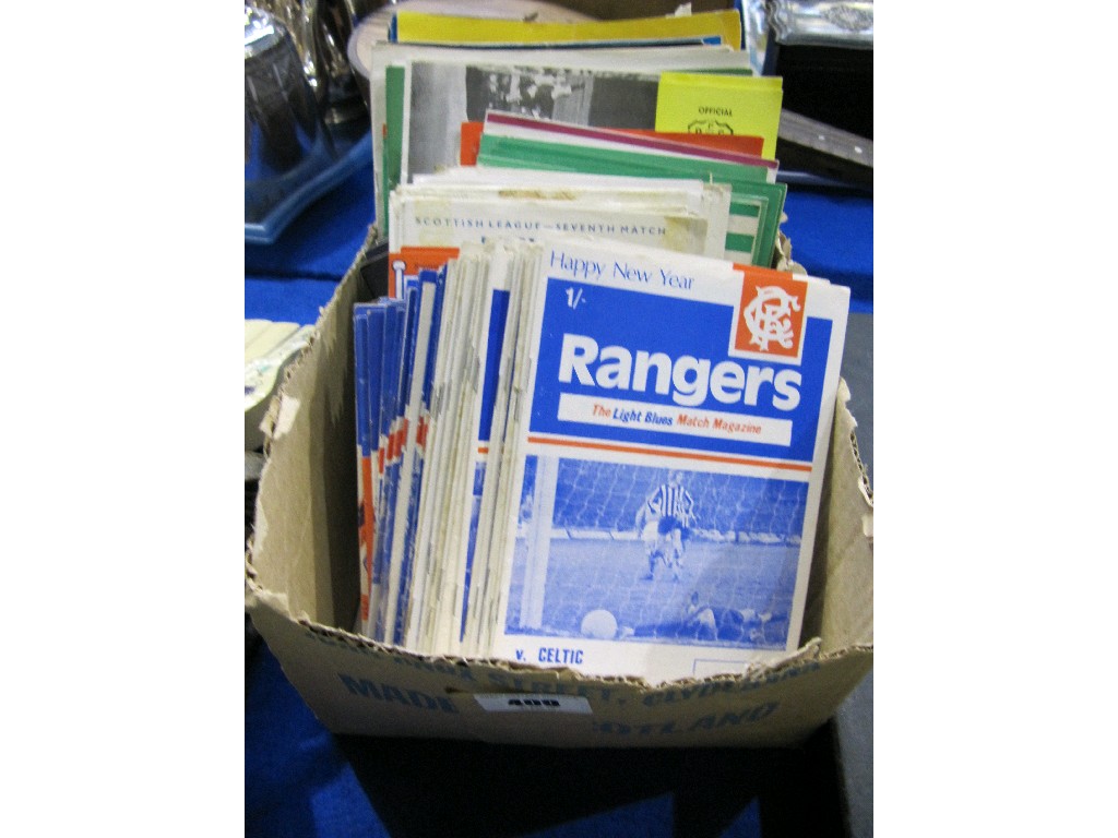 Appraisal: Lot comprising assorted football programmes