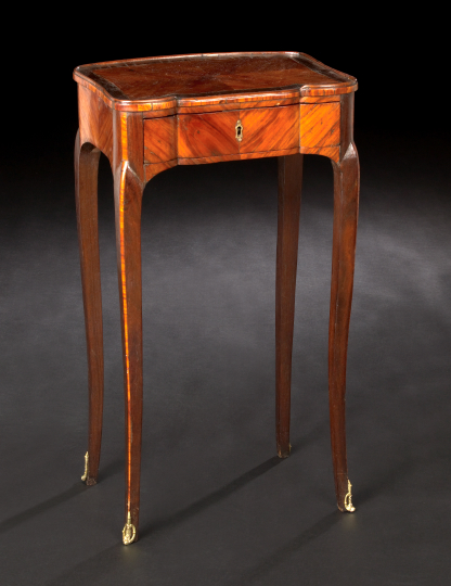 Appraisal: Louis XV-Style Kingwood and Rosewood Occasional Table second quarter th