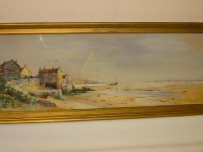 Appraisal: THOMAS SIDNEY Robin Hoods Bay Near Whitby signed and inscribed