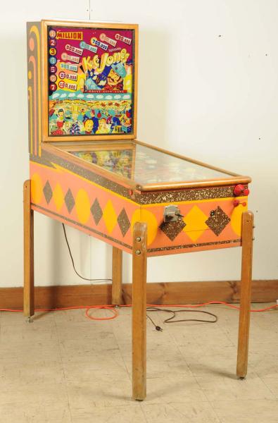 Appraisal: Very hard game to locate The backglass is original and