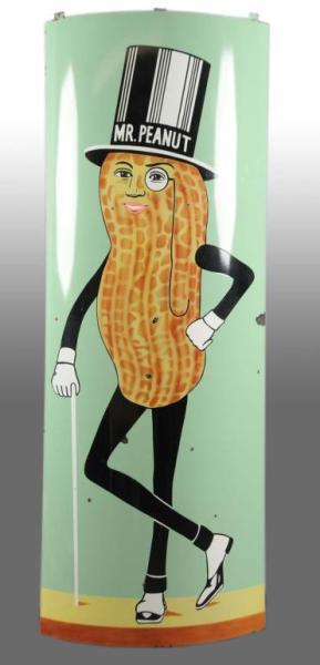 Appraisal: Porcelain Planters Peanut Mr Peanut Sign Description s to s