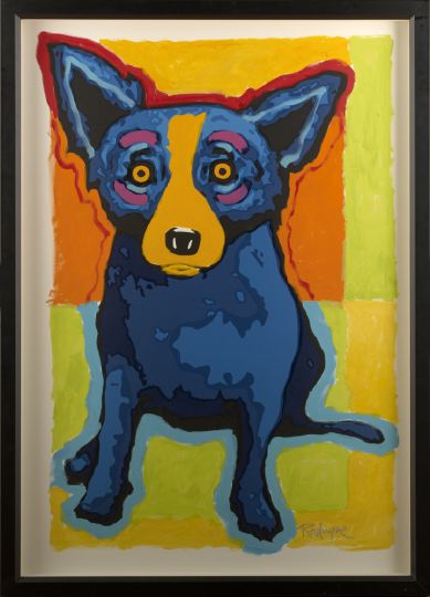 Appraisal: George Rodrigue American Louisiana b N - Giant Mixed Media