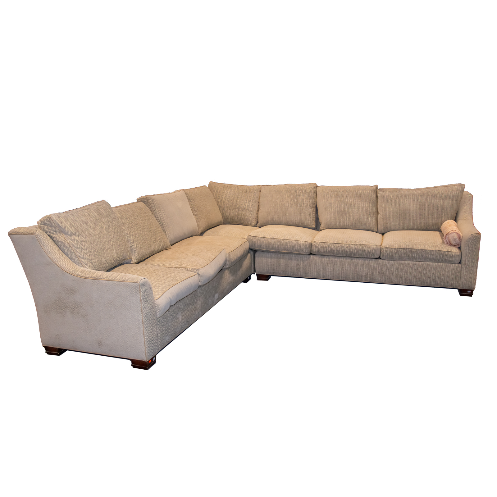 Appraisal: PEARSON UPHOLSTERED SECTIONAL SOFA in H in W in L