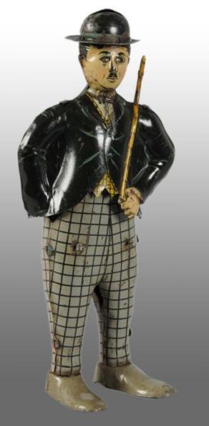 Appraisal: Tin Litho INGAP Charlie Chaplin Wind-Up Toy Description Italian Circa