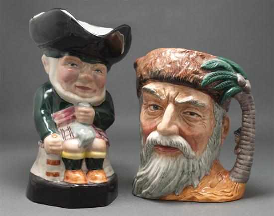 Appraisal: Royal Doulton china character jug ''Robinson Crusoe '' and a