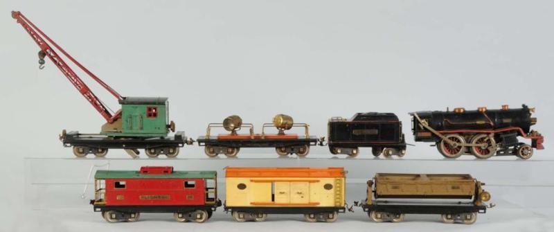 Appraisal: Lionel No Standard Gauge Freight Car Set Description Includes E