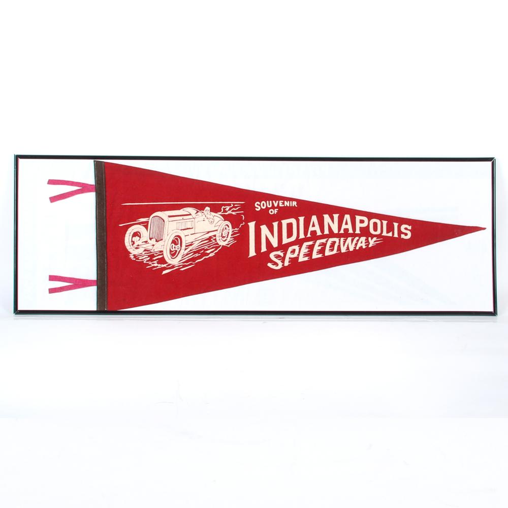 Appraisal: 'S INDIANAPOLIS MOTOR SPEEDWAY PENNANT 's Indianapolis Motor Speedway Pennant